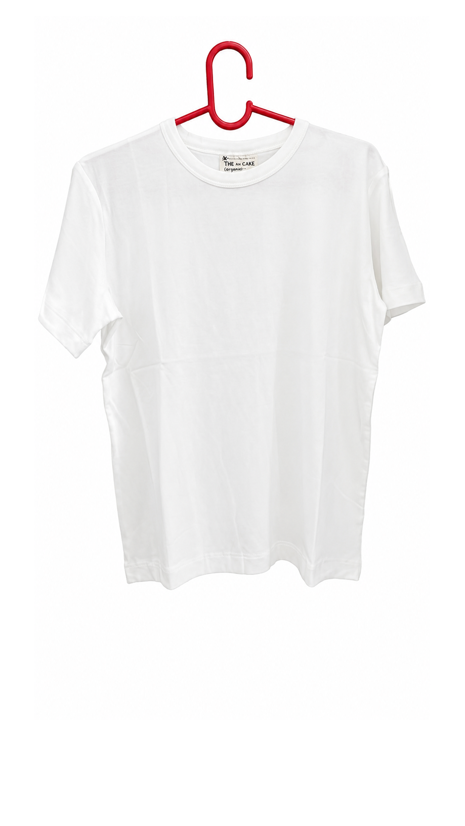 Beyaz Basic Oversize Bisiklet Yaka Tişört